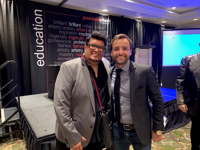 George Alderete with Cole Thompson