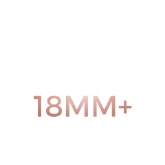 18MM+ Paid Advertising Impressions